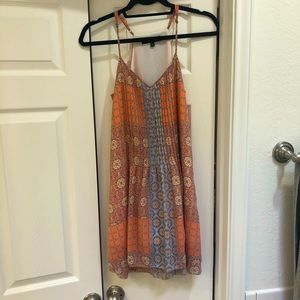 Sanctuary Racerback printed slip dress